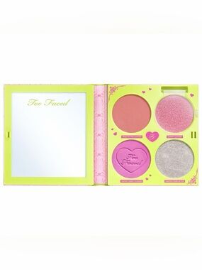 Too Faced Face Palette in Bright Pink and Peach